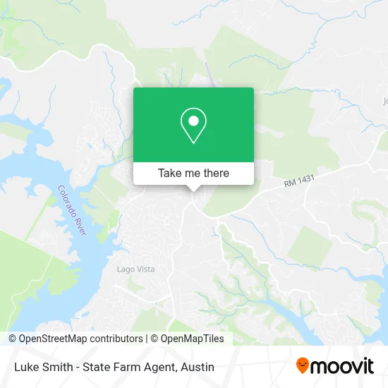 Luke Smith - State Farm Agent map