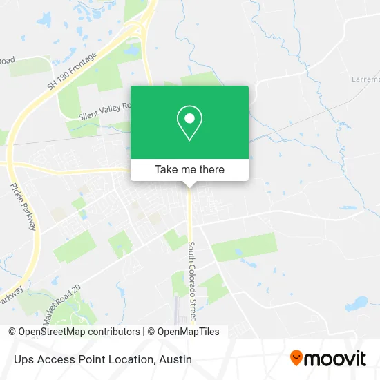 Ups Access Point Location map