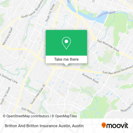 Britton And Britton Insurance Austin map
