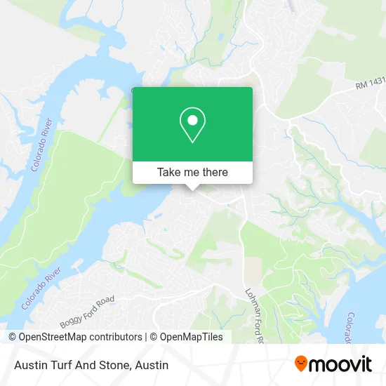 Austin Turf And Stone map