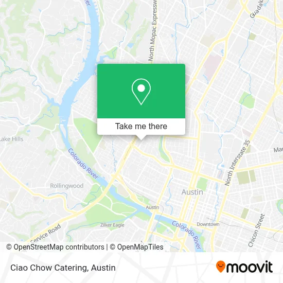 Ciao Chow Catering map