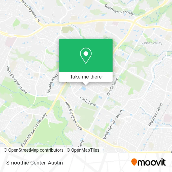 Smoothie Center map
