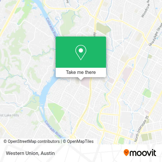 Western Union map