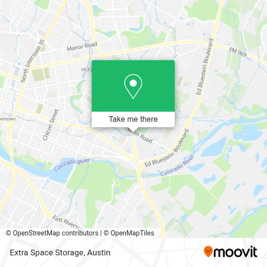 Extra Space Storage map