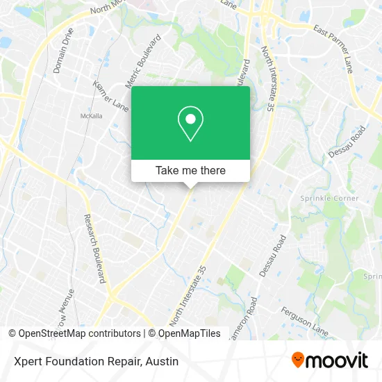 Xpert Foundation Repair map