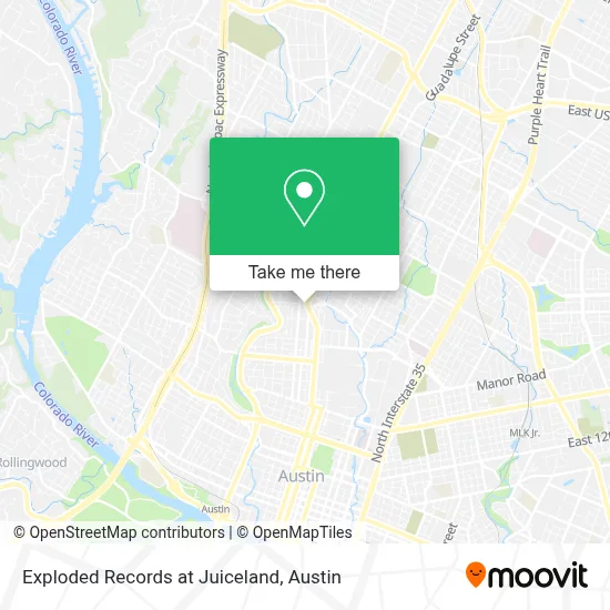 Exploded Records at Juiceland map