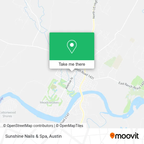 Sunshine Nails & Spa map