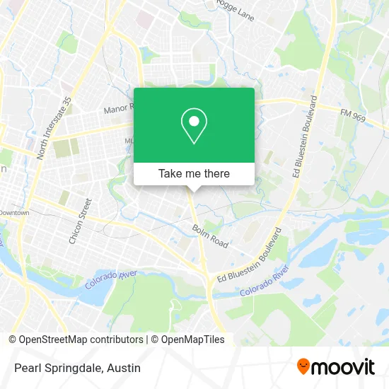 Pearl Springdale map