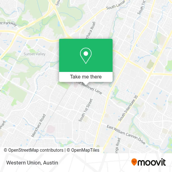 Western Union map
