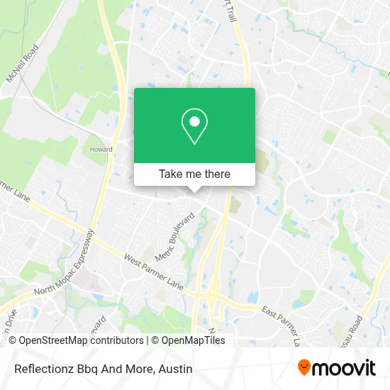 Reflectionz Bbq And More map
