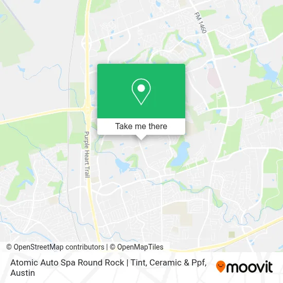 Atomic Auto Spa Round Rock | Tint, Ceramic & Ppf map
