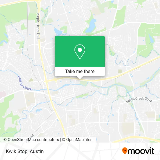 Kwik Stop map