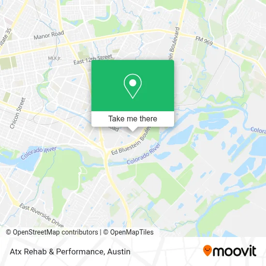 Atx Rehab & Performance map