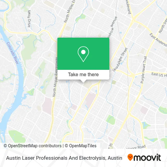 Austin Laser Professionals And Electrolysis map