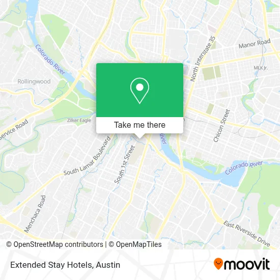 Extended Stay Hotels map