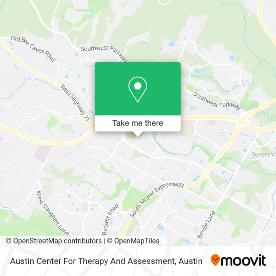 Austin Center For Therapy And Assessment map