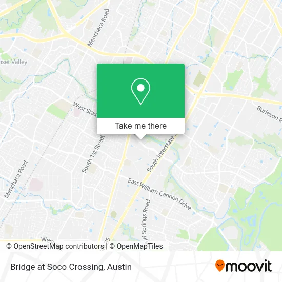 Bridge at Soco Crossing map