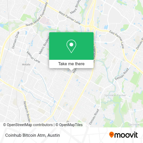 Coinhub Bitcoin Atm map