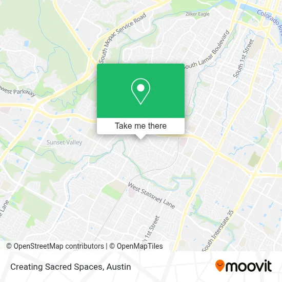 Creating Sacred Spaces map