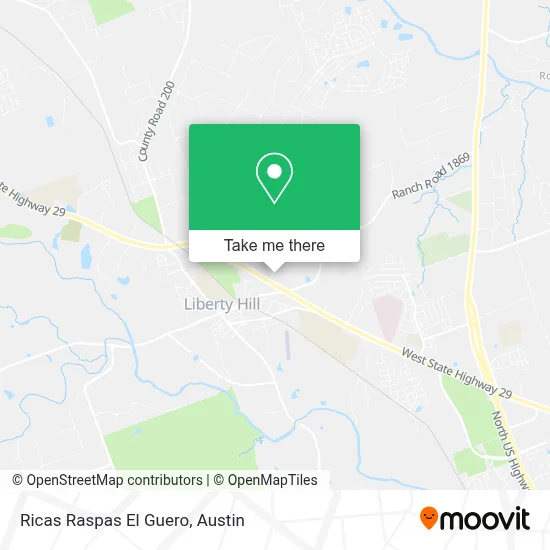 Ricas Raspas El Guero map
