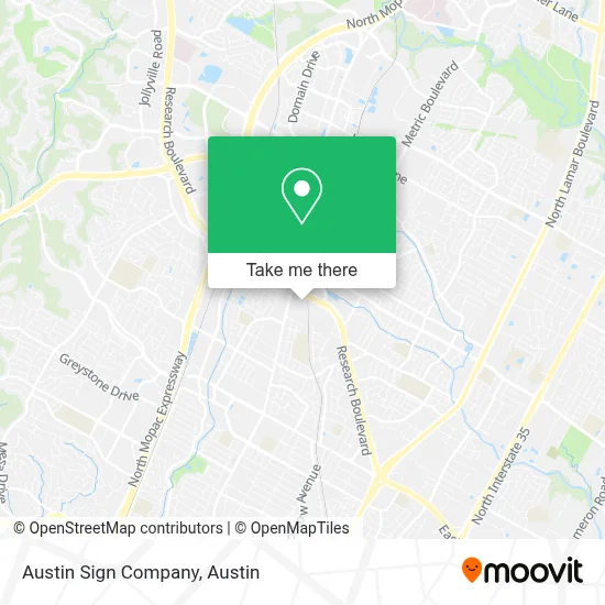 Austin Sign Company map