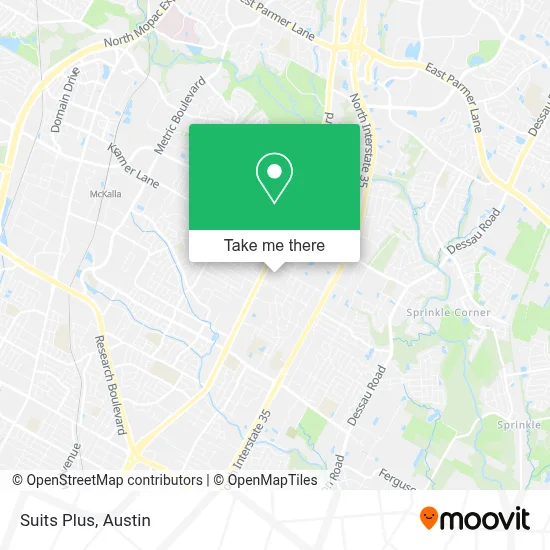 Suits Plus map