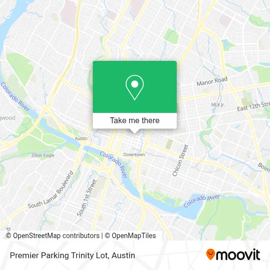 Premier Parking Trinity Lot map