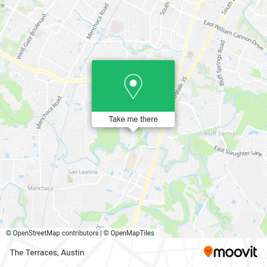 The Terraces map
