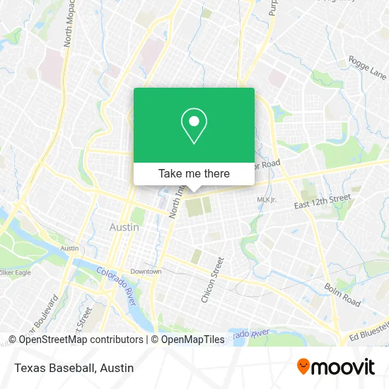 Texas Baseball map