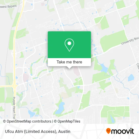Ufcu Atm (Limited Access) map