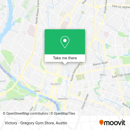 Victory - Gregory Gym Store map