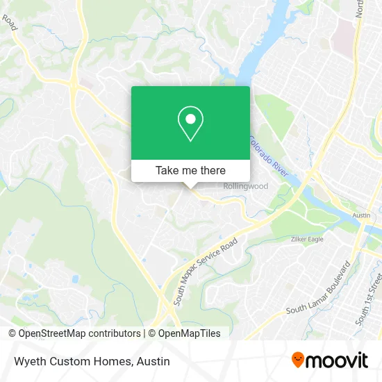 Wyeth Custom Homes map