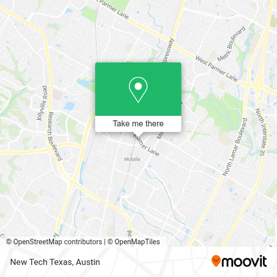New Tech Texas map