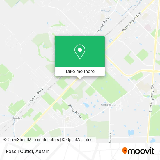 Fossil Outlet map