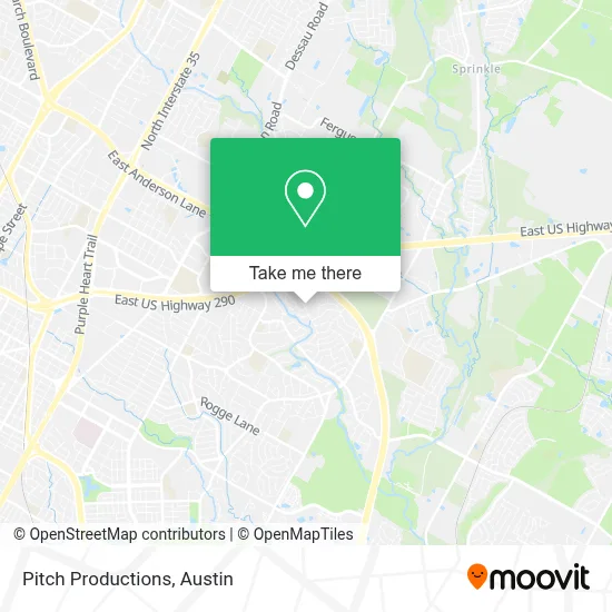 Pitch Productions map