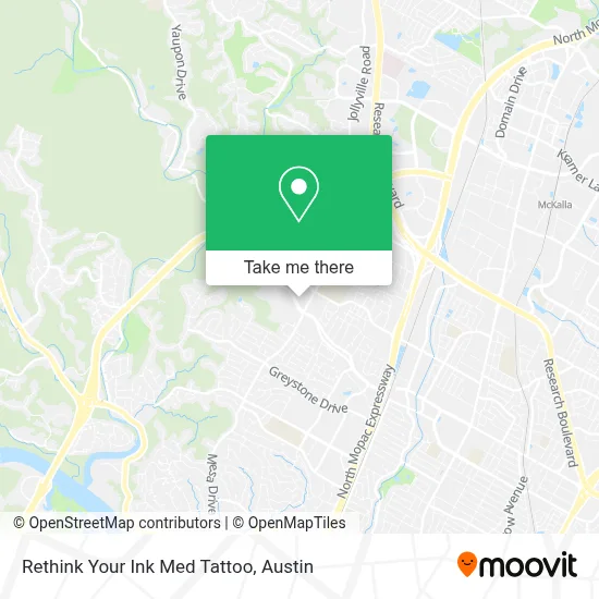 Rethink Your Ink Med Tattoo map