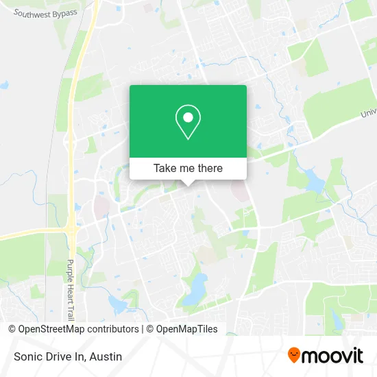 Sonic Drive In map