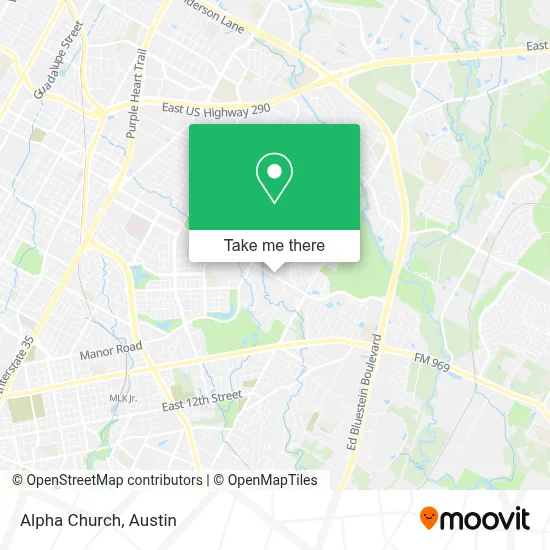 Alpha Church map