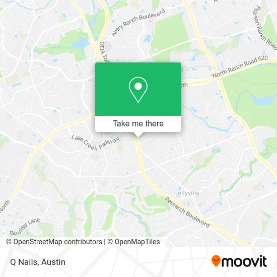 Q Nails map