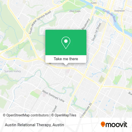 Austin Relational Therapy map