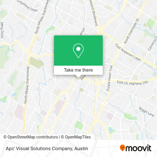 Api/ Visual Solutions Company map