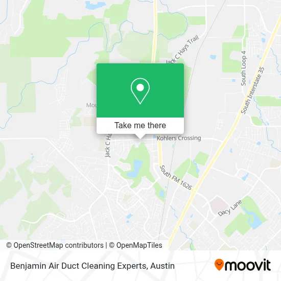 Benjamin Air Duct Cleaning Experts map