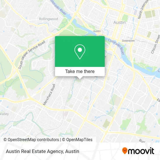 Austin Real Estate Agency map