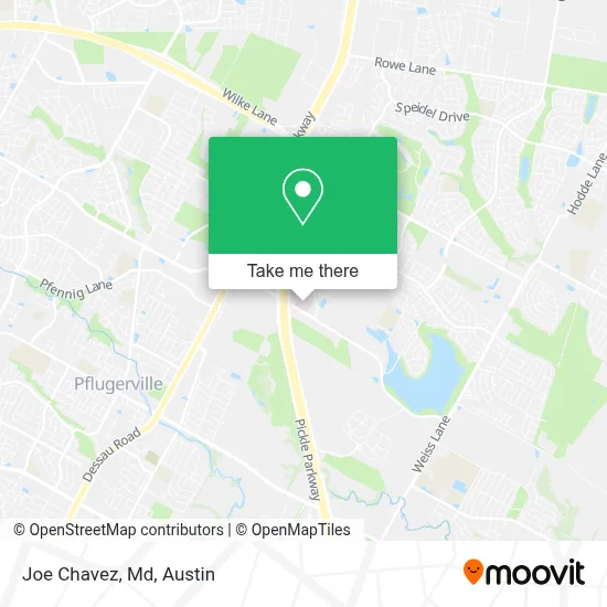 Joe Chavez, Md map