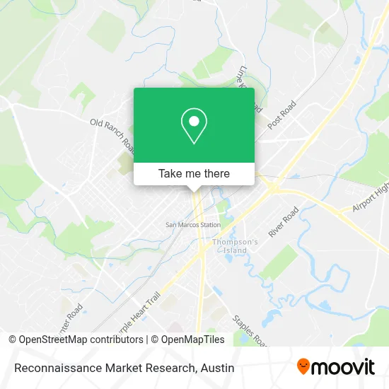 Reconnaissance Market Research map