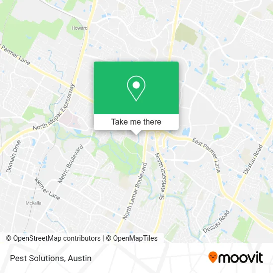 Pest Solutions map