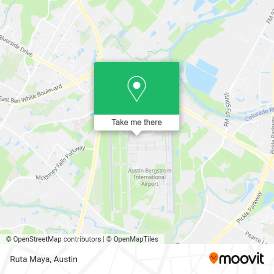 Ruta Maya map