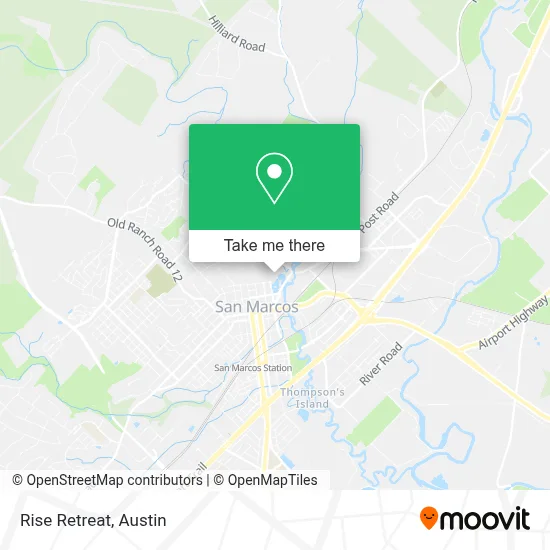 Rise Retreat map