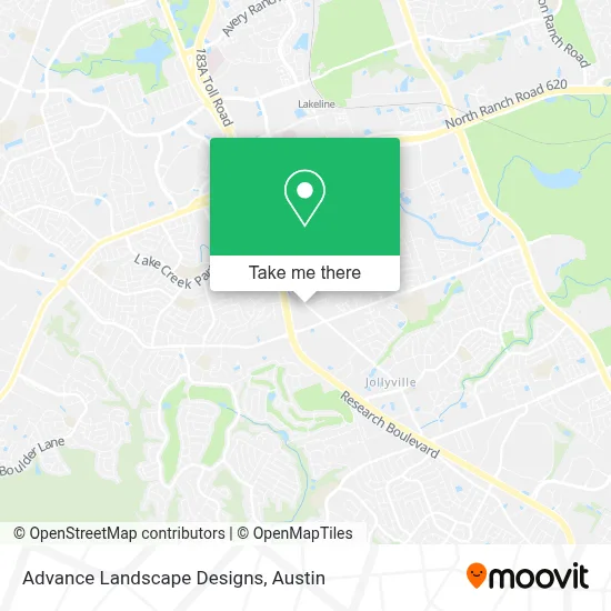 Advance Landscape Designs map