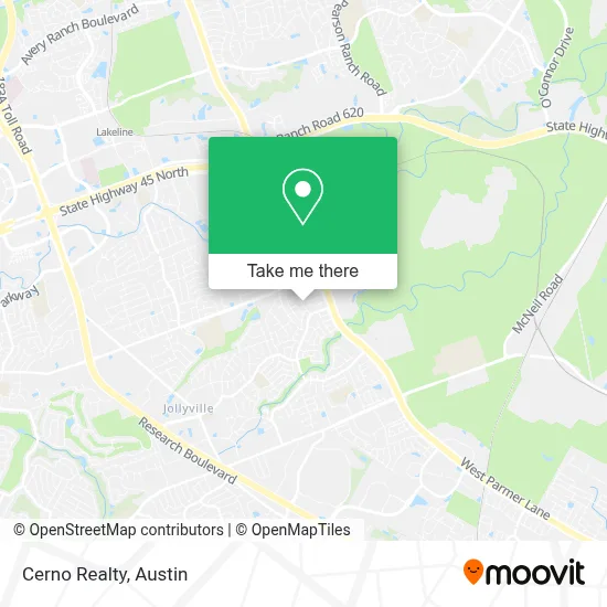 Cerno Realty map